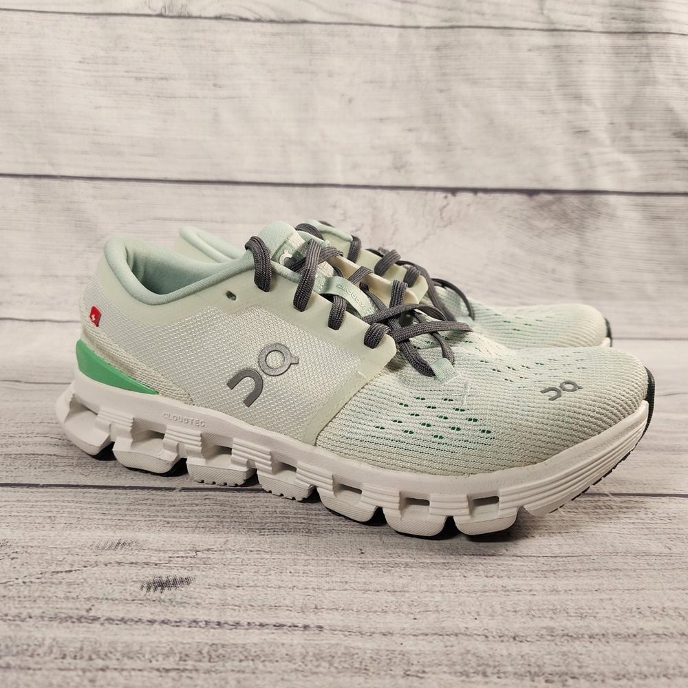 On Cloud X 3 Women's Size 6 Running Shoes Mint Green White 3WE30073088